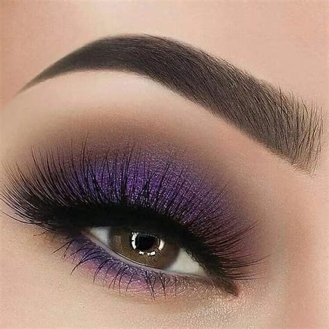 purple eyeshadow brown eyes